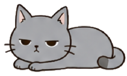 ごろんと横になるしれっと猫